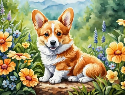1000 Stück - Corgis Posters - Buntes Abstract Puzzle - Irregulär Puzzle - Lustiges Personalisiertes Spielzeug - Lernspiel Für Erwachsene - Px577Qz von Schwagebo