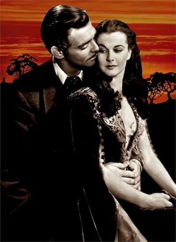 1000 Stück - Goness with The Windss Classic Film Posters - Memory-Spiels Für Adults - Spielzeug Für Die Ganze Familie - Schlafzimmer Dekor - Art Puzzles - Sk129Zp von Schwagebo
