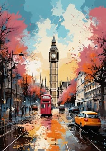 1000 Stück Puzzle,City Scapes Art Painting - Lernspielzeug Für Kinder - Spiele Zur Stressreduzierung Für Die Ganze Familie - Adults Puzzles Herausforderung Spiel Xs292Zp 1000 Stück Puzzle,City Scapes Art Painting - Lernspielzeug Für Kinder - Spiele Zur Stressreduzierung Für Die Ganze Familie - Adults Puzzles Herausforderung Spiel Xs292Zp von Schwagebo