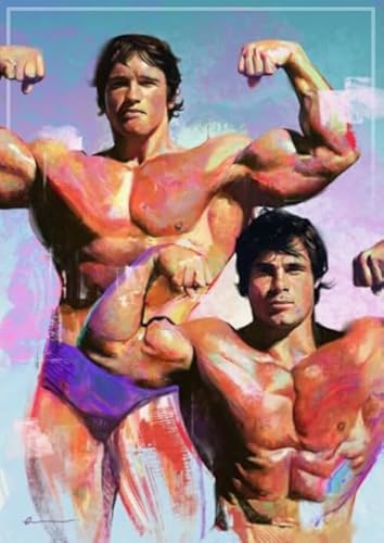 1000 Stück Puzzle - Schwarzeneggers Posters - Kunst Puzzle - Irregulär Puzzles - Familie Stressabbau Lernspielzeug - Wand Kunst Dekoration - Px84Qz von Schwagebo