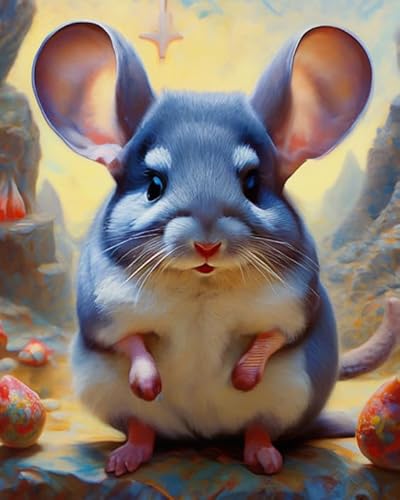1000 Stück Puzzles - Animal Chinchillas Posters - Colorful Puzzle - Gedächtnis Spiele Für Erwachsene - Lernspielzeug Für Familien - Px503Qz von Schwagebo