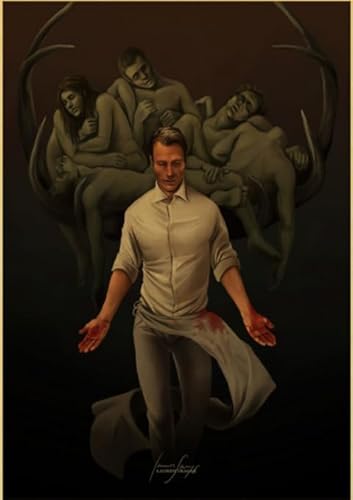 1000 Stück Puzzles - Classic Film Bloodlusts Hannibals Posters - Spiele Zur Stres Sreduzierung Für Die Ganze Familie - Heraus Fürderungs Spiel Für Erwachsene - Wand Kunst Dekoration - Sk333Zp von Schwagebo