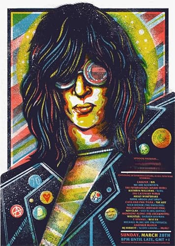 1000 Stück Puzzles - Singers Ramone Posters - Spiele Zur Stres Sreduzierung Für Die Ganze Familie - Heraus Fürderungs Spiel Für Erwachsene - Wand Kunst Dekoration - Sk403Zp von Schwagebo