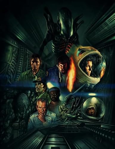 1000 Stücke Puzzles,Classic Horror Alienss Film,Colorful Abstract Puzzles,Memory Spiels for Erwachsenes,Familie Educational Spielzeugs Tr74Ai 1000 Stücke Puzzles,Classic Horror Alienss Film,Colorful Abstract Puzzles,Memory Spiels for Erwachsenes,Familie Educational Spielzeugs Tr74Ai von Schwagebo