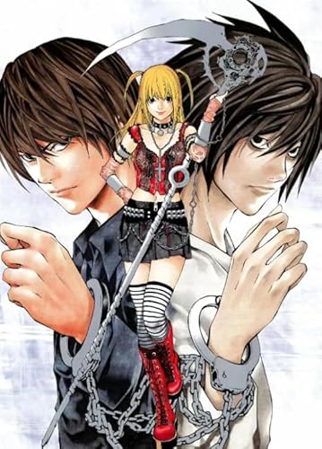 1000 Teile,Japanisch Animes Misamisa Deaths Notess Plakat,Bunte Puzzles,Gedächtnis-Kognitions-Spiele,Children's Educational Gifts,Erwachsene Stressabbau Spiel Kunst Bild Ja667Zp von Schwagebo