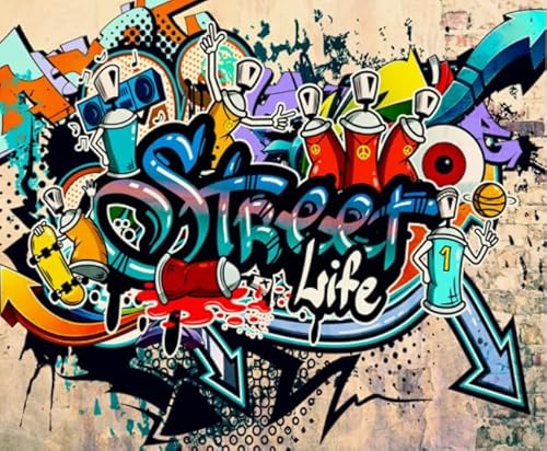 1000 Teile,Street Graffiti Kunst Abstract Plakat,Buntes Puzzle,Irregulär Kunst Puzzle,Personalisiertes Spielzeug Für Kinder,Personalisiertes Herausforderungs Spielzeug Für Erwachsene Ja402Zp von Schwagebo