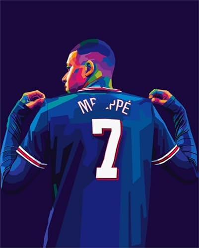 1000 Teile - Adult Stress Relief Spielzeug - French Soccer Spieler 10 Plakate - Abstrakte Kunst Puzzle - Gedächtnis Spiele Für Ältere Menschen Yp09Zk von Schwagebo