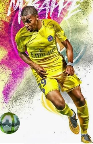 1000 Teile - Adult Stress Relief Spielzeug - French Soccer Spieler 10 Plakate - Abstrakte Kunst Puzzle - Gedächtnis Spiele Für Ältere Menschen Yp10Zk von Schwagebo