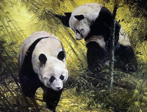 1000 Teile - Animal Pandass Plakats - Lernspielzeug Für Kinder - Spiele Zum Stressabbau In Der Familie - Erwachsene Puzzles Challenge Spiel Ja253Zp von Schwagebo