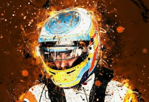 1000 Teile - F1 Racings Plakate - Bunte Puzzle - Irregulär Puzzle Pieces - Lustiges Personalisiertes Spielzeug - Lernspiel Für Erwachsene Yp83Zk von Schwagebo