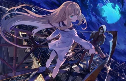 1000 Teile Kunst Puzzle,Japanisch Animes Angelss of Deaths Plakat,Buntes Puzzles,Kinderspielzeug Dekompression Spiel Ja528Zp von Schwagebo