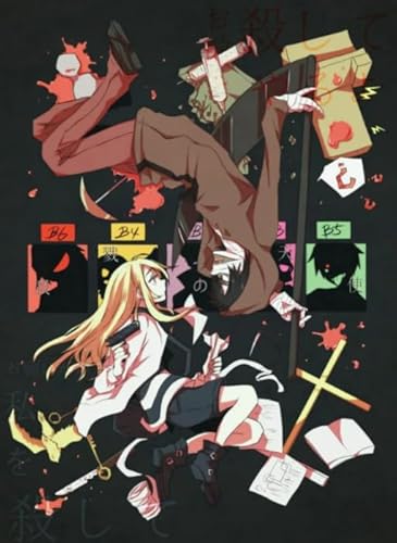 1000 Teile Kunst Puzzle,Japanisch Animes Angelss of Deaths Plakat,Buntes Puzzles,Kinderspielzeug Dekompression Spiel Ja529Zp von Schwagebo