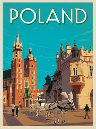 1000 Teile - Lernspielzeug Für Kinder Puzzle - Poland City Travel Kunst Plakat - Colour Puzzle - Memory-Spiele Für Erwachsene Yp190Zk von Schwagebo