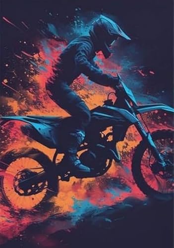 1000 Teile - Motoss Plakate - Bunte Abstrakt Puzzle - Irregulär Puzzle - Lustiges Personalisiertes Spielzeug - Lernspiel Für Erwachsene Yp260Zk von Schwagebo