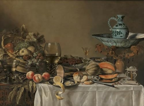1000 Teile - Pieter Claesz Malerei - Lernspielzeug Für Kinder - Familien Spiele Zur Stressreduzierung - Adults Puzzles Herausforderung Spiel Yp50Zk 1000 Teile - Pieter Claesz Malerei - Lernspielzeug Für Kinder - Familien Spiele Zur Stressreduzierung - Adults Puzzles Herausforderung Spiel Yp50Zk von Schwagebo