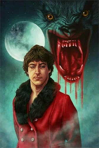 1000 Teile Puzzle，Horror Film Werewolfs Londonss Plakat, Stressabbau-Spiel Für Erwachsene Kunst Bild, Familien Spiele Zur Stressreduzierung, Yp384Zk von Schwagebo