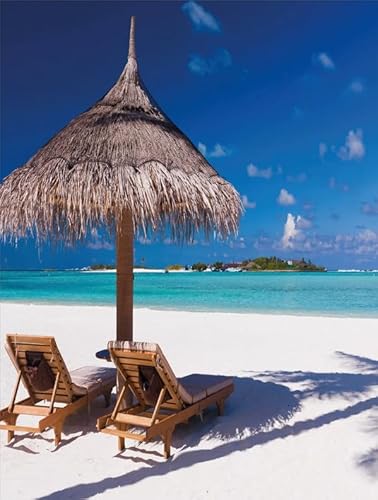 1000 Teile Puzzle - Beach Scenery Plakat Bild - Lernspielzeug Für Kinder - Spiele Zum Stressabbau In Der Familie - Erwachsene Puzzles Challenge Spiel Ja374Zp von Schwagebo