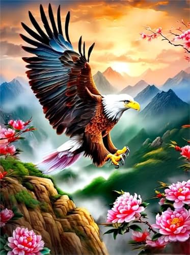 1000 Teile Puzzles - Flying Eagless Animal Bilder - Kinderspielzeug Lernspiele Poster - Buntes Puzzle - Für Wand Kunst Dekoration Kw518Zw von Schwagebo