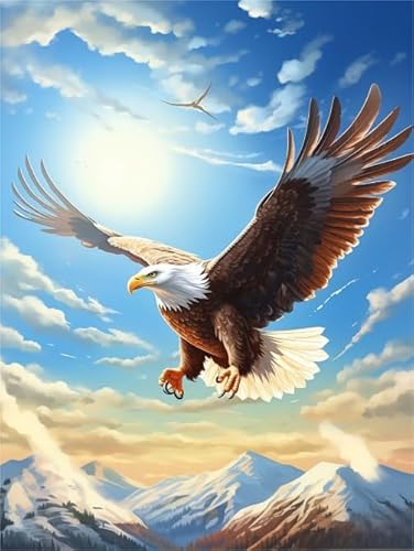 1000 Teile Puzzles - Flying Eagless Animal Bilder - Kinderspielzeug Lernspiele Poster - Buntes Puzzle - Für Wand Kunst Dekoration Kw520Zw von Schwagebo