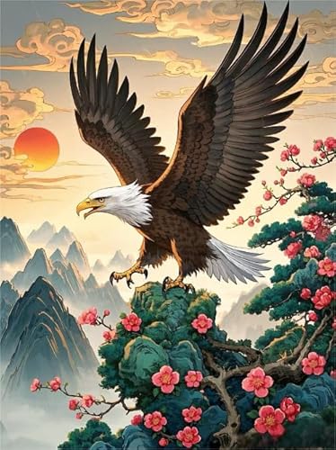 1000 Teile Puzzles - Flying Eagless Animal Bilder - Kinderspielzeug Lernspiele Poster - Buntes Puzzle - Für Wand Kunst Dekoration Kw521Zw von Schwagebo