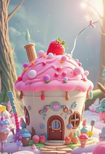 1000 Teile Puzzles - Ice Cream Color Bilder - Personalisiertes Puzzle Spielzeug Für Erwachsene - Für Familienspaß Und Herausfürderndes Spielzeug - Wand Kunst Dekoration Kw6Zw von Schwagebo
