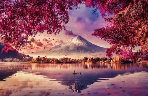 1000 Teile Puzzles - Japan Fujis Landscapes Plakate - Familien Spiele Zur Stressreduzierung - Erwachsene Herausforderung Spiel - Wand Kunst Dekoration Yp173Zk von Schwagebo