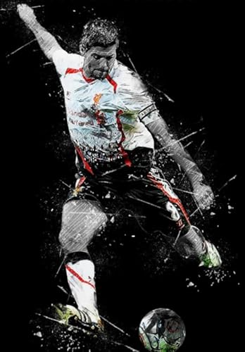 1000 Teile Puzzles - Soccer Spieler 8 Plakate - Familien Puzzle Herausforderung Spielzeug - Stressabbau-Spiel Für Erwachsene Kunst Bild Yp12Zk von Schwagebo