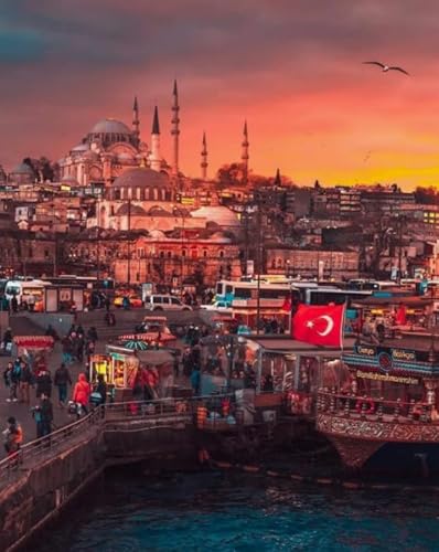1000 Teile - Turkiye City Scapes Plakats - Lernspielzeug Für Kinder - Spiele Zum Stressabbau In Der Familie - Erwachsene Puzzles Challenge Spiel Ja179Zp 1000 Teile - Turkiye City Scapes Plakats - Lernspielzeug Für Kinder - Spiele Zum Stressabbau In Der Familie - Erwachsene Puzzles Challenge Spiel Ja179Zp von Schwagebo