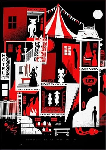 Art Puzzle - Americans Horror Story Film Picture - Adult Family Memory-Spiels - Für Pädagogisches Puzzle-Spielzeug Für Ältere Menschen - 1000 Stück Puzzle - Sk184Zp von Schwagebo