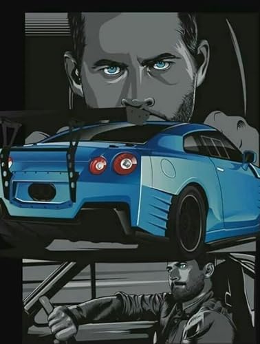 Art Puzzles - Actors Paulss Walkerss Posters - Für Adults Lernspielzeug Für Die Ganze Familie - Wand Dekoration Für Zuhause - 1000 Stück Puzzle - Sk201Zp von Schwagebo