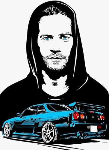 Art Puzzles - Actors Paulss Walkerss Posters - Für Adults Lernspielzeug Für Die Ganze Familie - Wand Dekoration Für Zuhause - 1000 Stück Puzzle - Sk204Zp von Schwagebo
