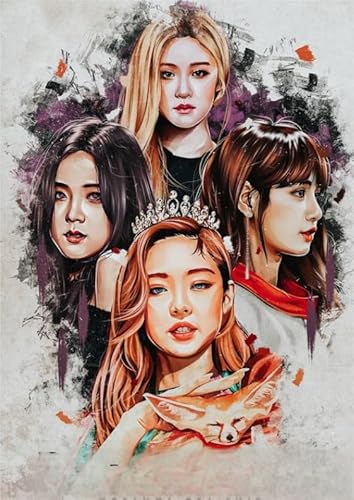 Art Puzzles - Korea Group Band Blackpinks Posters - Memory-Spiels Für Adults - Spielzeug Für Die Ganze Familie - Schlafzimmer Dekor - 1000 Stück Puzzle Gifts - Sk367Zp von Schwagebo