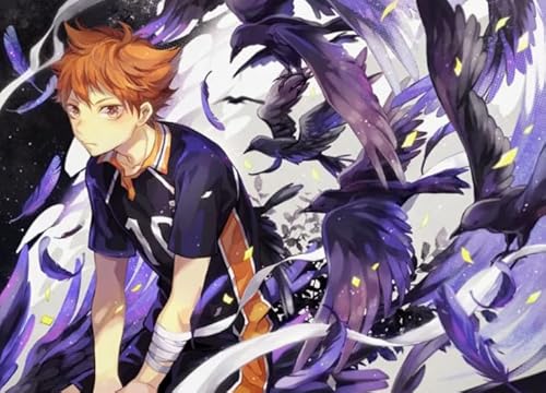 Colourful Puzzle - Classic Japanese Animes Haikyuu!! Posters - Memory-Spiels Für Adults - Spielzeug Zum Stressabbau Für Die Ganze Familie - Puzzles 1000 Stück Gifts - Sk220Zp von Schwagebo