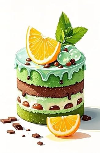 Desserts Art Bilder - 1000 Pieces - Colour Puzzle - Kinderspielzeug Lernspiele Poster - Für Personalisiertes Herausforderungsspielzeug Für Erwachsene Kw532Zw von Schwagebo