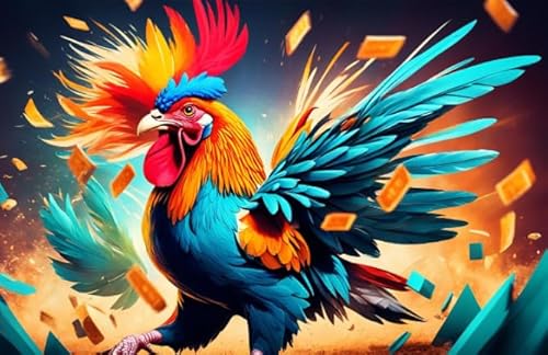Farm chickenss Poster Picture - Puzzle 1000 Teile - Für Puzzle Spielzeug Zum Stressabbau Für Erwachsene Und Familien - Wand Kunst Dekoration - Familienspaß-Herausforderungs Spielzeug Kw550Zw von Schwagebo