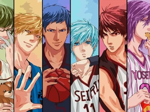 Japanese Animes Classic Kuroko's Basketball Posters - 1000 Stück Art Puzzles - Memory-Spiels Für Adults - Spielzeug Für Die Ganze Familie - Home Decor - Sk298Zp von Schwagebo
