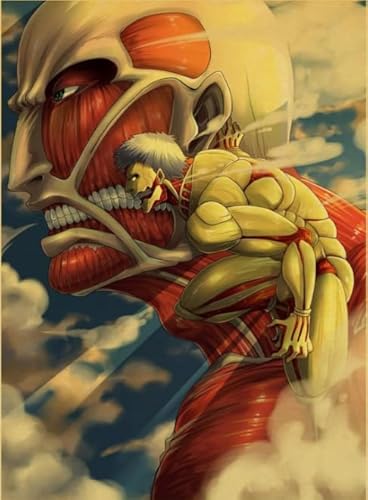 Japanese Animes On Titanss Eren.Jaeger - 1000 Teile - Irregulär Puzzle - Lernspielzeug Für Kinder - Wand Kunst Gifts Yp228Zk von Schwagebo