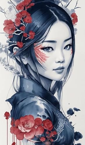 Japanese Geishas Kunst Plakat - Für Lernspielzeug Für Erwachsene - 1000 Teile - Bunte Puzzle - Irregulär Puzzle Memory-Spiel Yp127Zk von Schwagebo