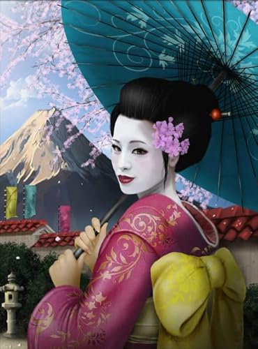 Japanisch Geishas Umbrellas Plakats - 1000 Teile Kunst Puzzle - Personalisiertes Herausforderungs Spielzeug Für Erwachsene - Personalisiertes Herausforderungs Spielzeug Für Erwachsene Ja357Zp von Schwagebo