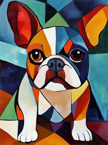 Personalisiertes Puzzle Spielzeug Für Erwachsene， Puzzle 1000 Teile ，Dachshunds Dog Abstrakte Kunst Oil Paintings ，Spaß-Herausfürderungs Spielzeug Für Erwachsene Kw115Zw von Schwagebo