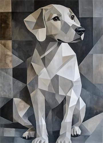 Personalisiertes Puzzle Spielzeug Für Erwachsene， Puzzle 1000 Teile ，Dachshunds Dog Abstrakte Kunst Oil Paintings ，Spaß-Herausfürderungs Spielzeug Für Erwachsene Kw118Zw von Schwagebo