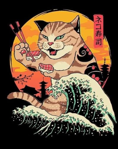 Puzzle 1000 Stück,Japanese Cats Ramenss Poster,Art Colour,Adult Puzzle Game Toy,Educational Game for Memory,Games for The Elderly Pw173Wa Puzzle 1000 Stück,Japanese Cats Ramenss Poster,Art Colour,Adult Puzzle Game Toy,Educational Game for Memory,Games for The Elderly Pw173Wa von Schwagebo