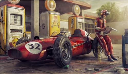 Puzzle 1000 Stück,Retro F1 Racings Oil Painting Poster,Colourful Puzzle,Erwachsene Dekompression Spiel Kunst Plakate,Memory Cognition Games Pw203Wa Puzzle 1000 Stück,Retro F1 Racings Oil Painting Poster,Colourful Puzzle,Erwachsene Dekompression Spiel Kunst Plakate,Memory Cognition Games Pw203Wa von Schwagebo