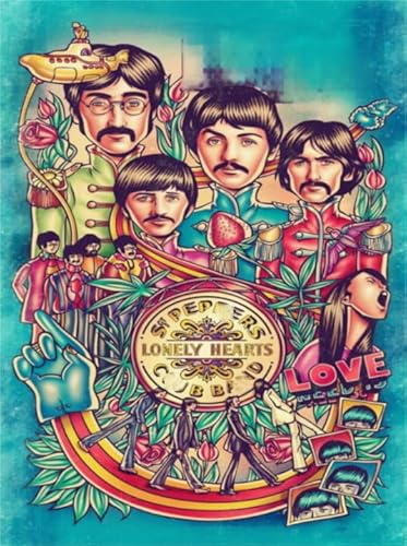 Puzzle 1000 Stück - Beatless Band Abstract Posters - Lernspielzeug Puzzle Für Erwachsene - Elderly Gedächtnis- Und Wahrnehmungs Spiele Gifts - Sk441Zp von Schwagebo