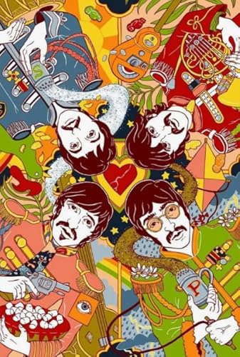 Puzzle 1000 Stück - Beatless Band Abstract Posters - Lernspielzeug Puzzle Für Erwachsene - Elderly Gedächtnis- Und Wahrnehmungs Spiele Gifts - Sk443Zp von Schwagebo