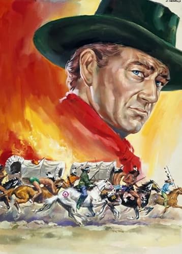 Puzzle 1000 Stück - Classic Film Waynes Posters - Irregular Art Puzzle - Lustiges Spielzeug Für Ältere Menschen - Familien-Lernspiel Zum Gedächtnis Gifts - Sk111Zp von Schwagebo