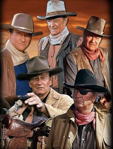 Puzzle 1000 Stück - Classic Film Waynes Posters - Irregular Art Puzzle - Lustiges Spielzeug Für Ältere Menschen - Familien-Lernspiel Zum Gedächtnis Gifts - Sk113Zp von Schwagebo