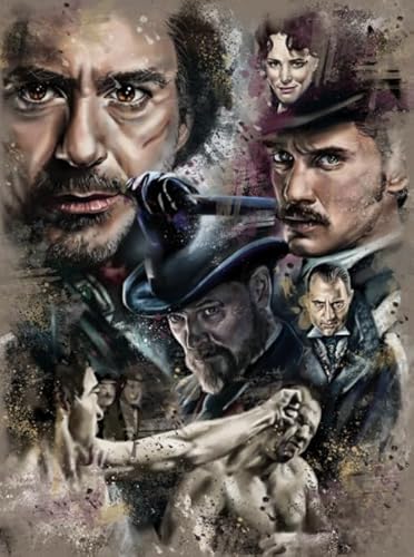 Puzzle 1000 Stück - Film Sherlockss Posters - Irregulärs Kunst Puzzle - Älteres Lustiges Spielzeug - Familien-Lernspiel Für Das Gedächtnis - Px497Qz von Schwagebo