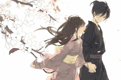 Puzzle 1000 Teile, Japanese Animes Noragami Bunte Plakat,Fun Adult Challenges Puzzle Toys, Lernspielzeug Für Kinder Yp300Zk von Schwagebo