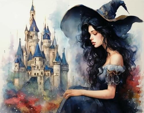 Puzzle 1000 Teile,Abstract Witchs Plakats,Irregulär Kunst Puzzle,Älteres Lustiges Spielzeug,Familien-Lernspiel Für Das Gedächtnis Ja475Zp von Schwagebo